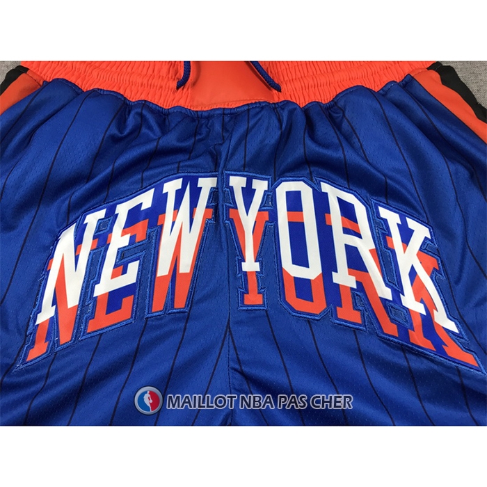 Short New York Knicks Ville 2024 Just Don Bleu
